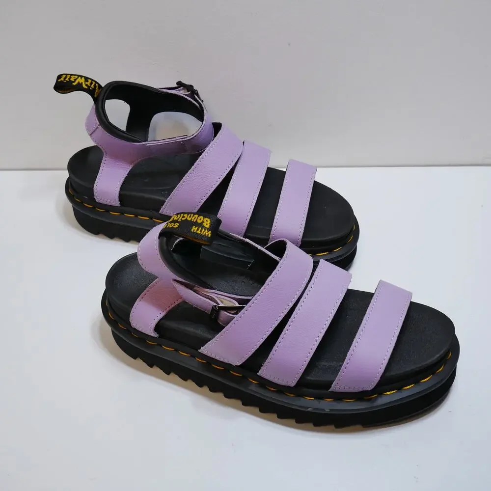 NEW DR. MARTENS BLAIRE SANDAL LILAC PISA WOMANS SIZE - 8 - Picture 2 of 16